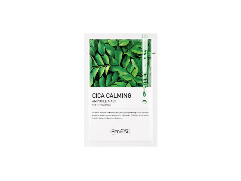 Mediheal Cica Calming Ampoule Mask, 0.84 fl oz/25 mL, Pack Of 10