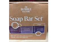 The Bubble Factory Soap Bar Set, Lavender Collection, 3.5 oz/100 g - thumbnail 2