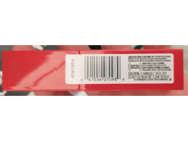 Maybelline Superstay Vinyl Ink Liquid Lipstick, 25 Red Hot, 0.14 fl oz/4.2 mL