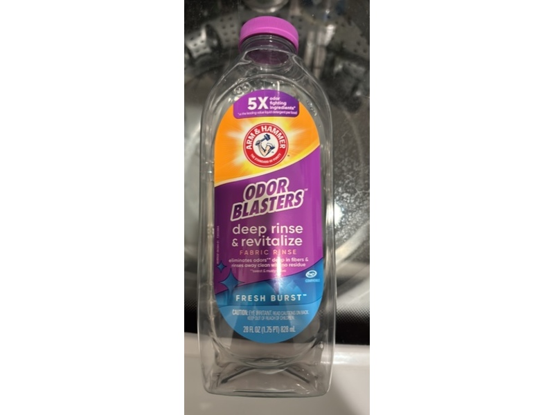 Arm & Hammer Odor Blasters Fabric Rinse, Fresh Burst, 28 fl oz/828 mL