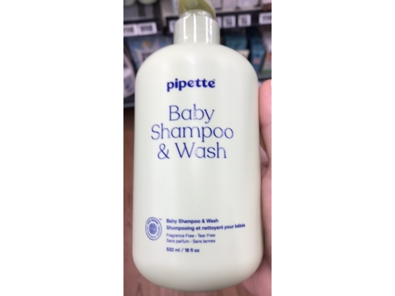 Pipette Baby Shampoo & Wash, 18 fl oz/532 mL