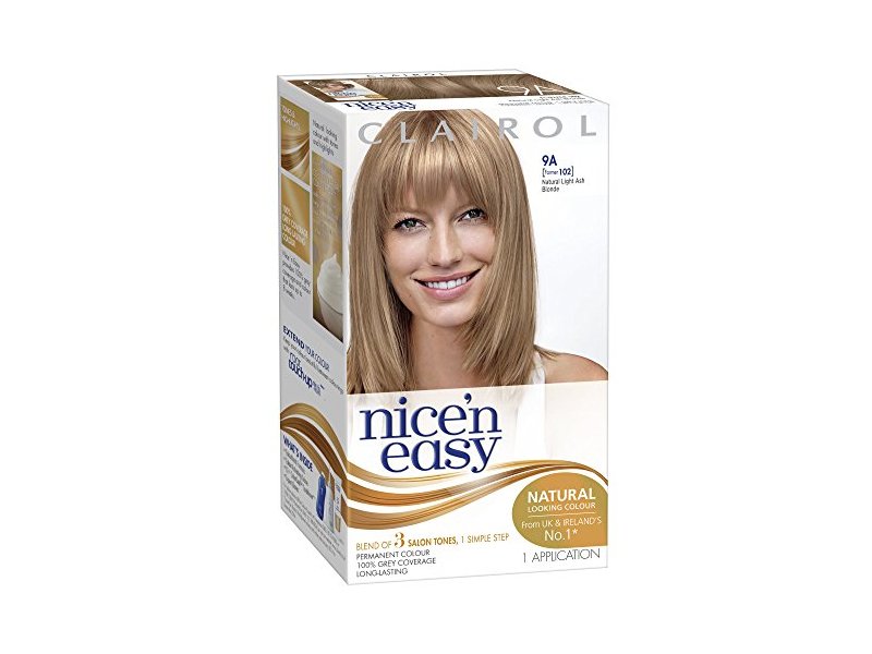 Clairol Nice 'n Easy Permanent Hair Color, 9A Light Ash Blonde