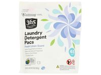 365 By Whole Foods Market Laundry Detergent Pacs, Fresh Linen Scent, 20 oz/567 g, 45 Count - thumbnail 1