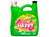 Gain Happy Liquid Detergent, Hibiscus Hula, 100 Loads, 144 fl oz/4.25 L - Image 2