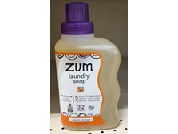 Zum Laundry Soap, Sweet Orange, 32 fl oz/0.94 L, 32 Loads - thumbnail 2