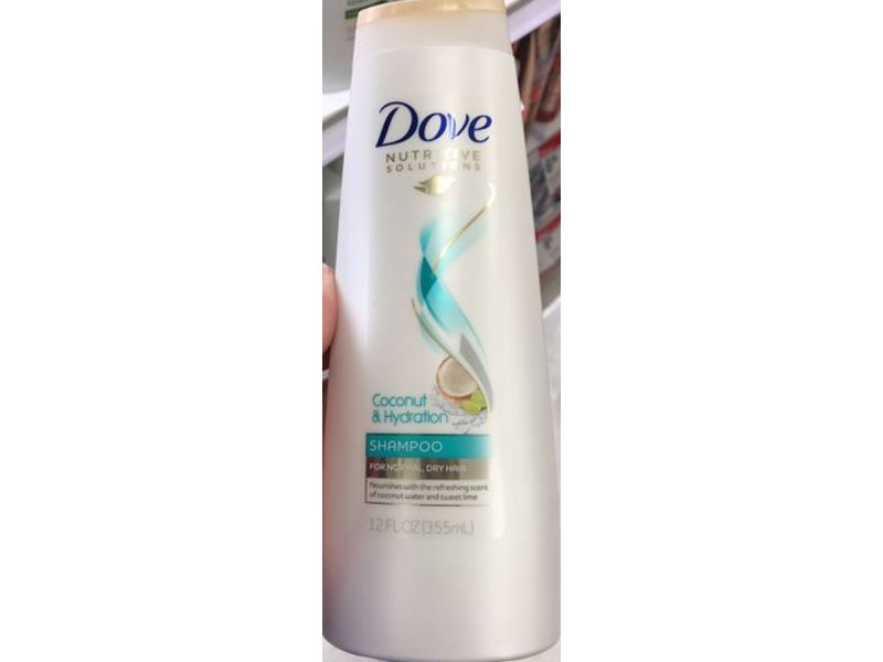 Dove Coconut & Hydration Shampoo, 12 fl oz/355 mL