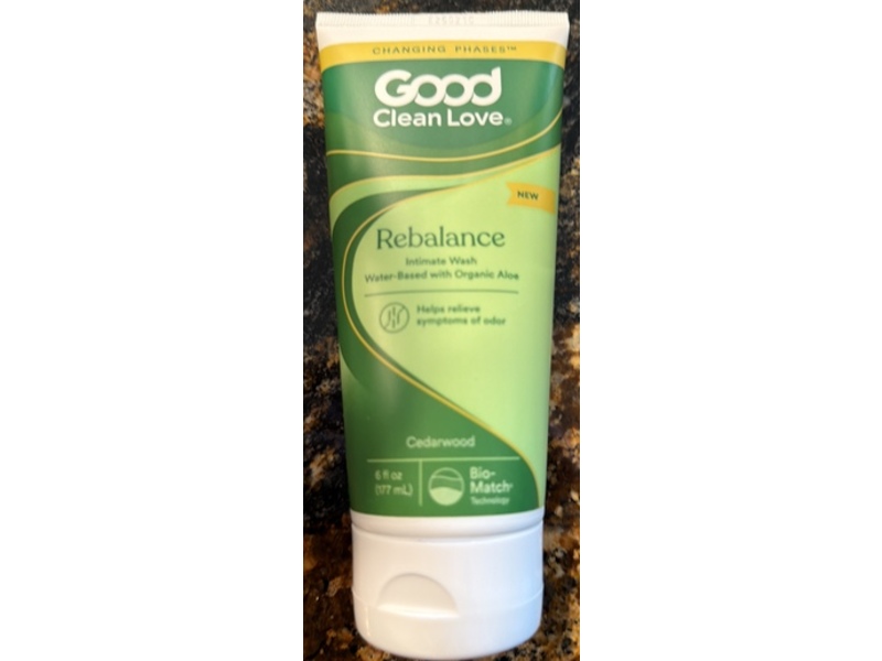 Good Clean Love Rebalance Intimate Wash, Cedarwood, 6 fl oz/177 mL