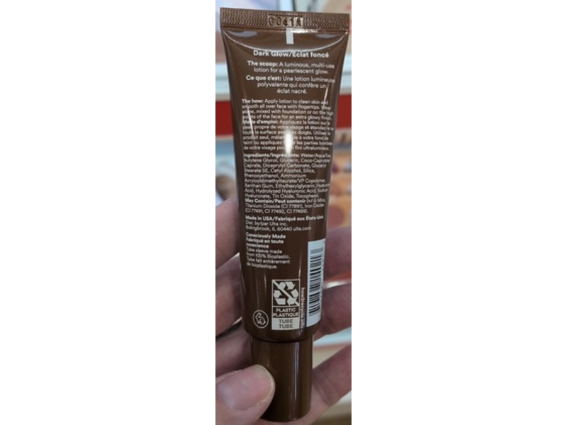 Ulta Beauty Inner Glow Illuminating Lotion, Dark Glow, 1 fl oz/29.57 mL