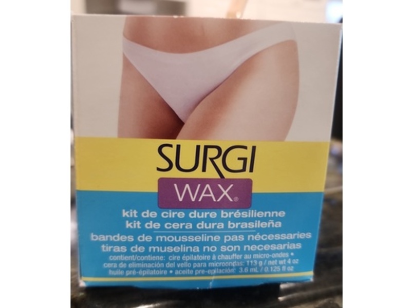 Surgi Wax Brazilian Hard Wax Kit, 4 oz/113 g