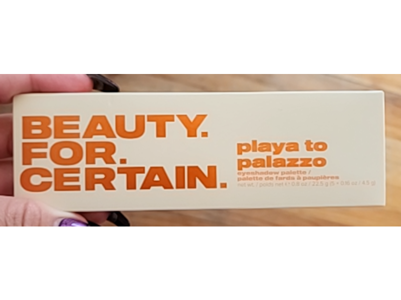 Beauty For Certain Play To Palazzo Eyeshadow Palette, 0.8 oz/225 g