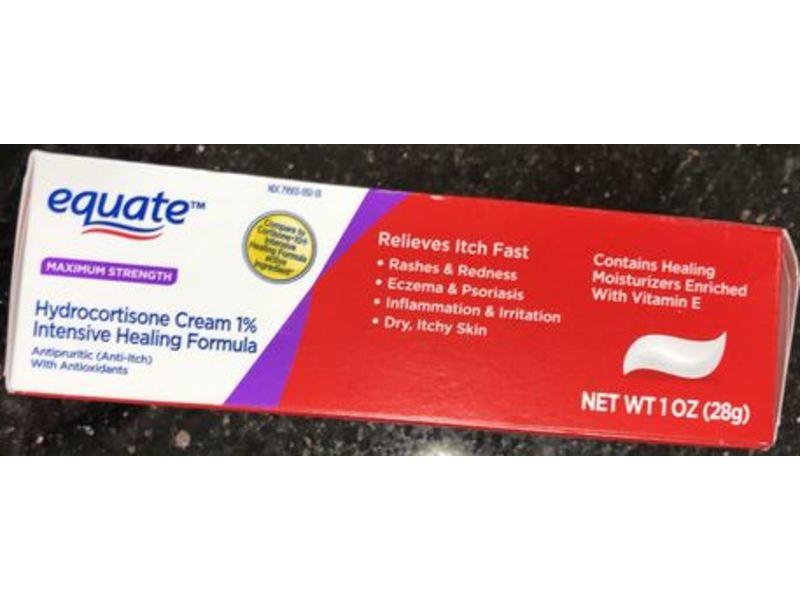 Equate Hydrocortisone Cream 1%, Maximum Strength, 1 oz/28 g