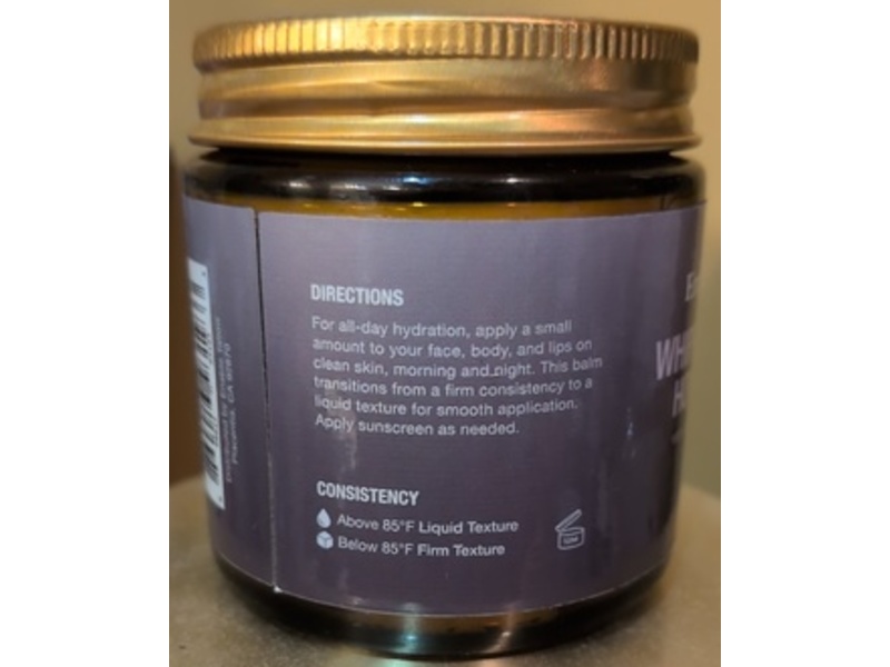 Enable Tallow Whipped Tallow Honey Balm, Unscented, 4 oz/120 g