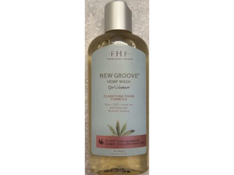 FarmHouse Fresh New Groove Hemp Wash Gel Cleanser, 6 fl oz/177.4 g