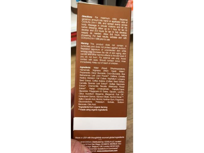 Coola Suncare Sunless Tan Express Sculpting Mousse, 7 fl oz/207 mL