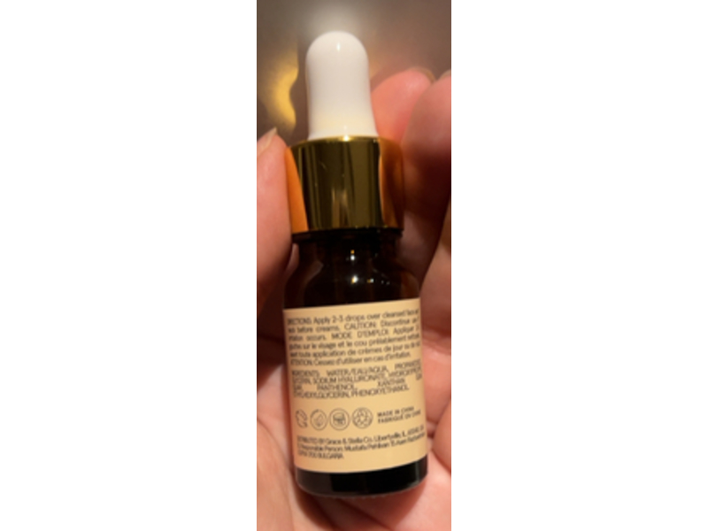 Grace & Stella Hydrating Serum, Hyaluronic Acid, 0.34 fl oz/10 mL
