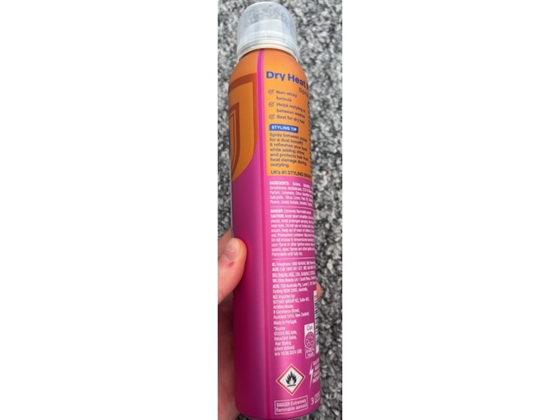 Vo5 Dry Heat Protect Spray, 200 mL