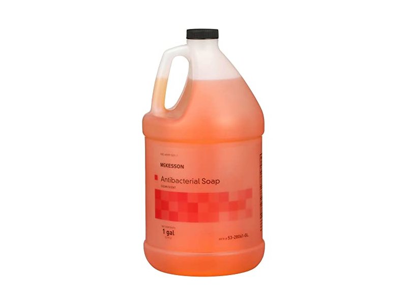 McKesson Antibacterial Liquid Hand Soap, Clean Scent, 3.79 L