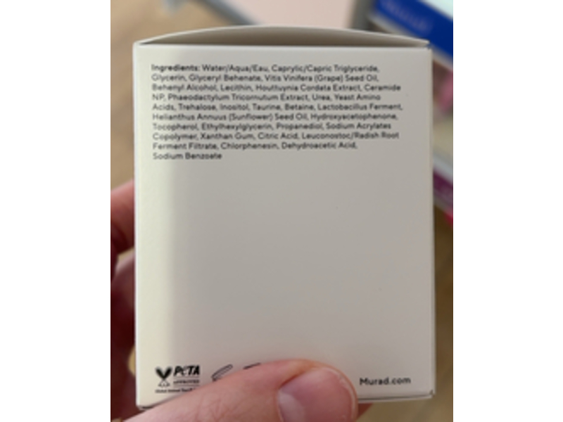 Murad Hydration Heartleaf Calming Cream, Sensitive Skin, 1.7 fl oz/50 mL