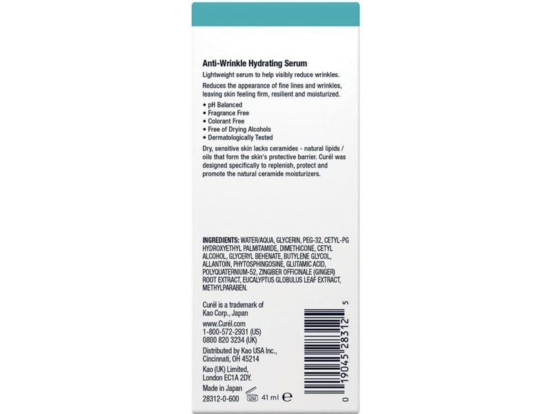 Curel Anti-Wrinkle Hydrating Serum, 1.3 fl oz/38 mL