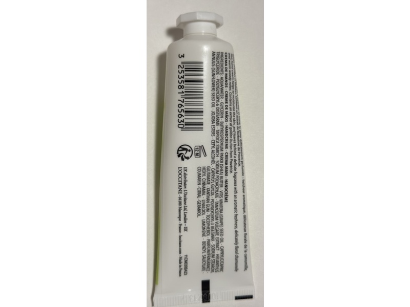 L'Occitane en Provence Barbotine Creme Mains Hand Cream, 1 oz/30 mL