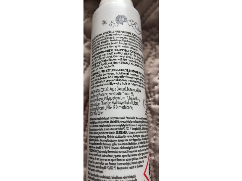 Four Reasons No Nothing Sensitive Strong Mousse, 6.88 oz/195 g