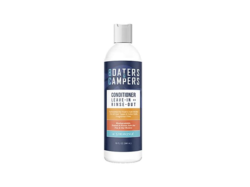 Stream 2 Sea Boaters & Campers Conditioner, Leave-In Or Rinse-Out, 16 fl oz/500 mL