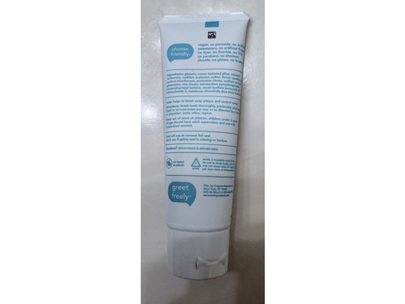 Hello Antiplaque + Whitening Toothpaste, Crushes Tartar, 5 oz/141 g