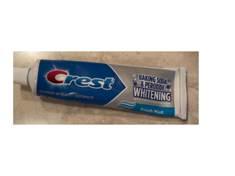 Crest Tartar Protection Baking Soda & Peroxide Whitening Toothpaste, Fresh Mint, 4.2 oz/119 g