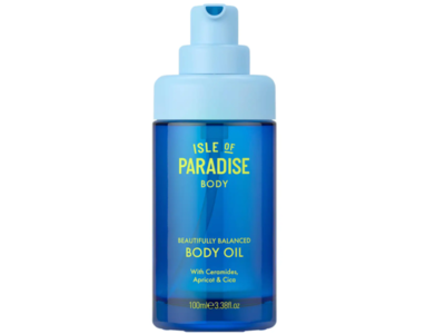 Isle Of Paradise Body Body Oil, Ceramides, Apricot Oil & Cica, 3.38 fl oz/100 mL
