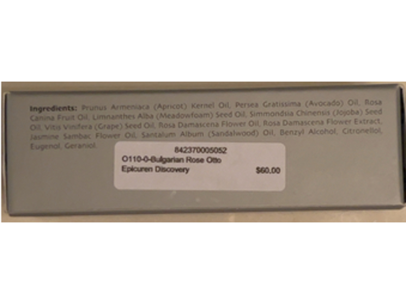 Epicuren Discovery Bulgarian Rose, Otto, 0.5 fl oz/15 mL