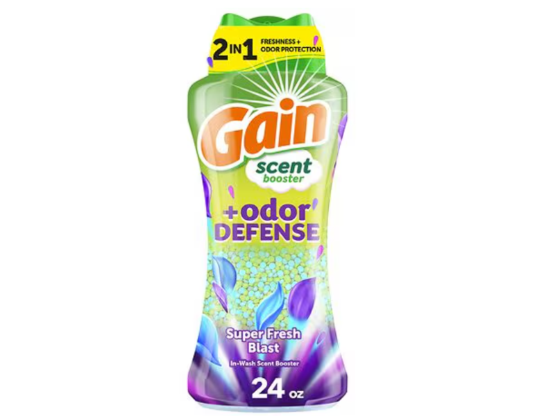 Gain + Odor Defense In-Wash Scent Booster, Super Fresh Blast, 24.0 oz/680 g