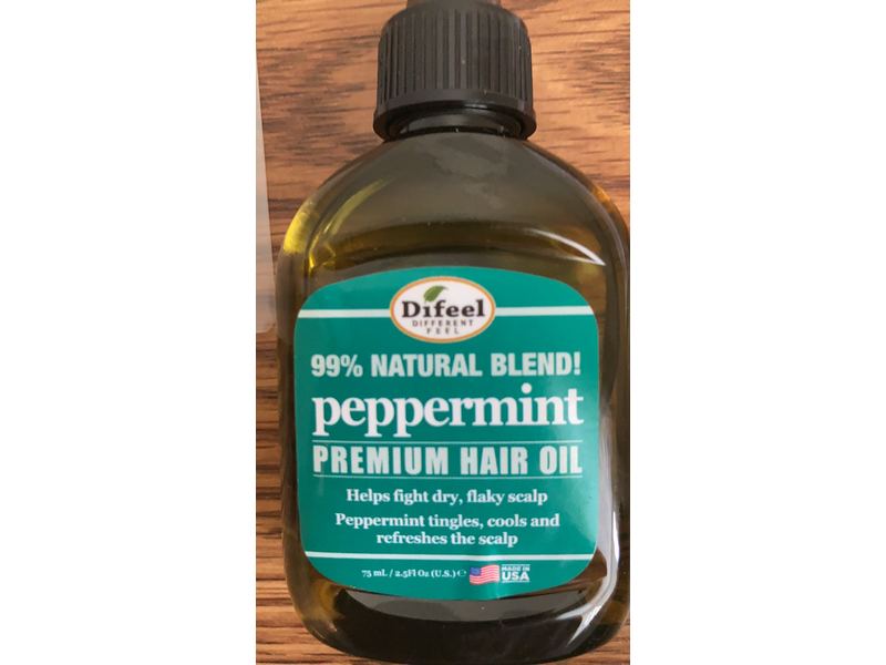 Difeel Peppermint Scalp Care Hair Oil 2.5 oz/75 ml