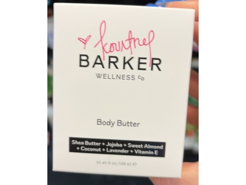 Barker Body Butter, Shea Butter+Jojoba+Sweet Almond+Coconut+Lavender+Vitamin E, 6 oz/160 mL