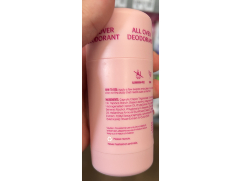 Happy Curves All Over Deodorant, Herbal Citrus, 2.65 oz/75 g