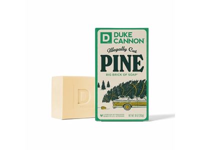 Duke Cannon Big Ass Brick Of Soap, Illegally Cut Pine, 10 oz/283 g