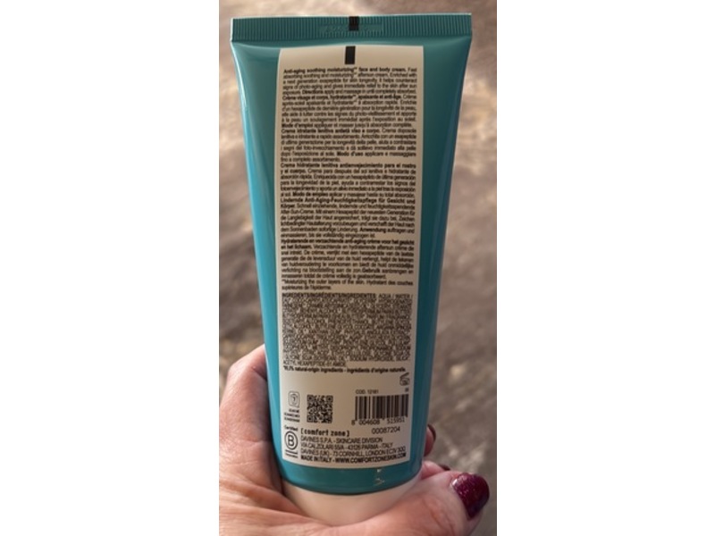 Comfort Zone Sun Soul Face & Body After Sun Cream, 6.76 fl oz/200 mL