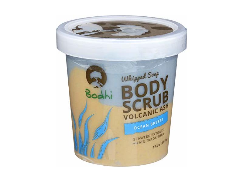 Bodhi Whipped Soap Body Scrub, Ocean Breeze, 14 oz/397 g