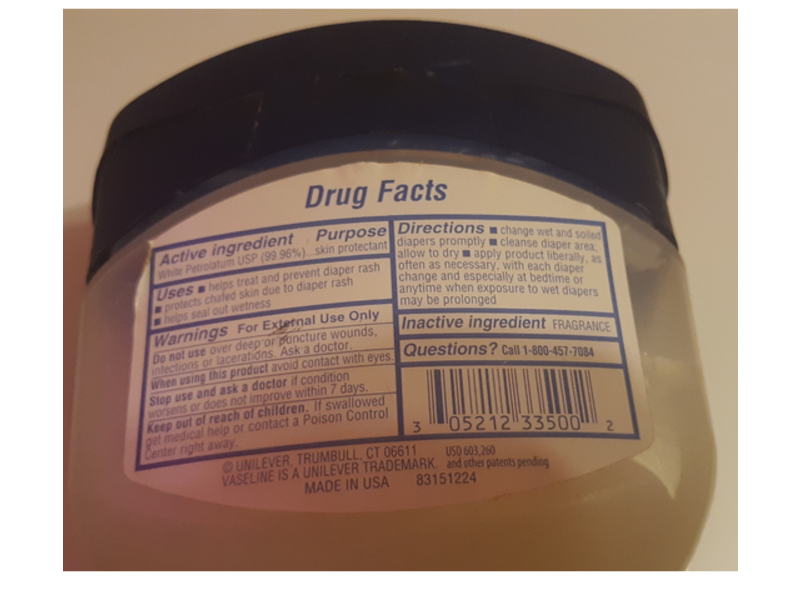 Vaseline Baby 100% Pure Petroleum Jelly, 13 oz/368 g