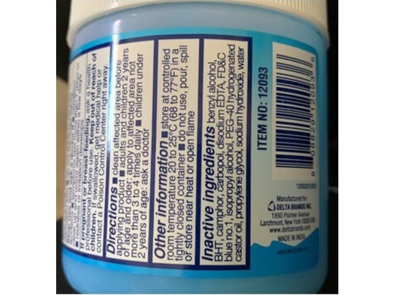 Personal Care Ice Cold Analgesic Gel, 7 oz/198 g