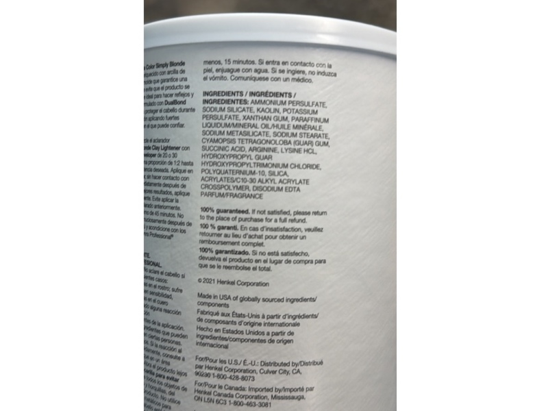 Kenra Color Simply Blonde Clay Lightener, 16 oz/453 g