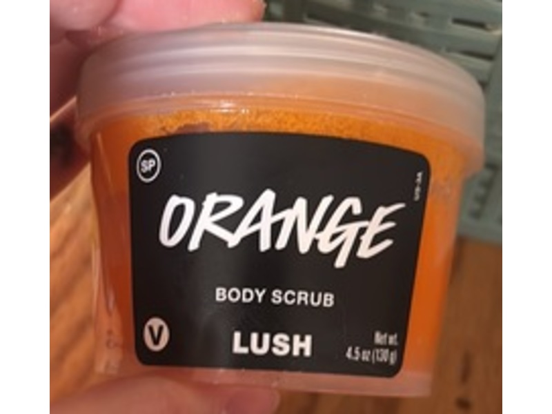 Lush Body Scrub, Orange, 4.5 oz/130 g