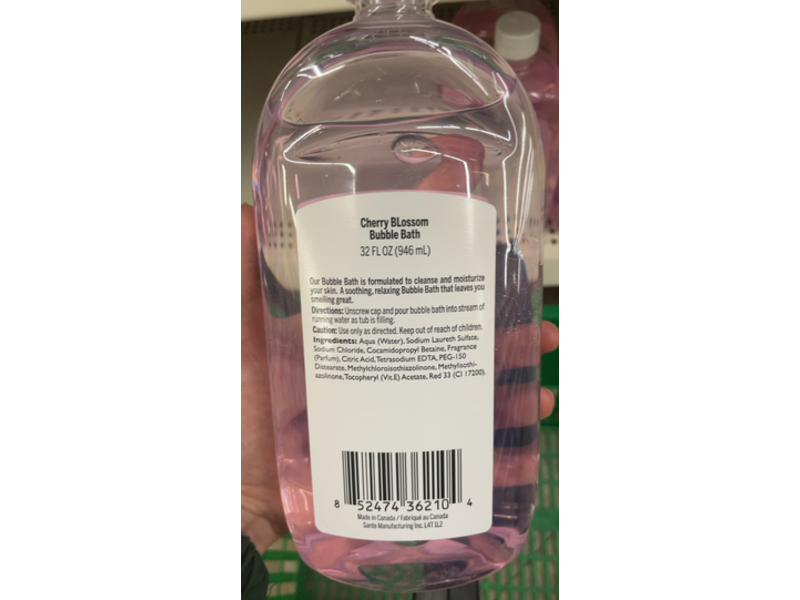 Eves St.Claire Bubble Bath, Japanese Cherry Blossom, 32 fl oz/946 mL