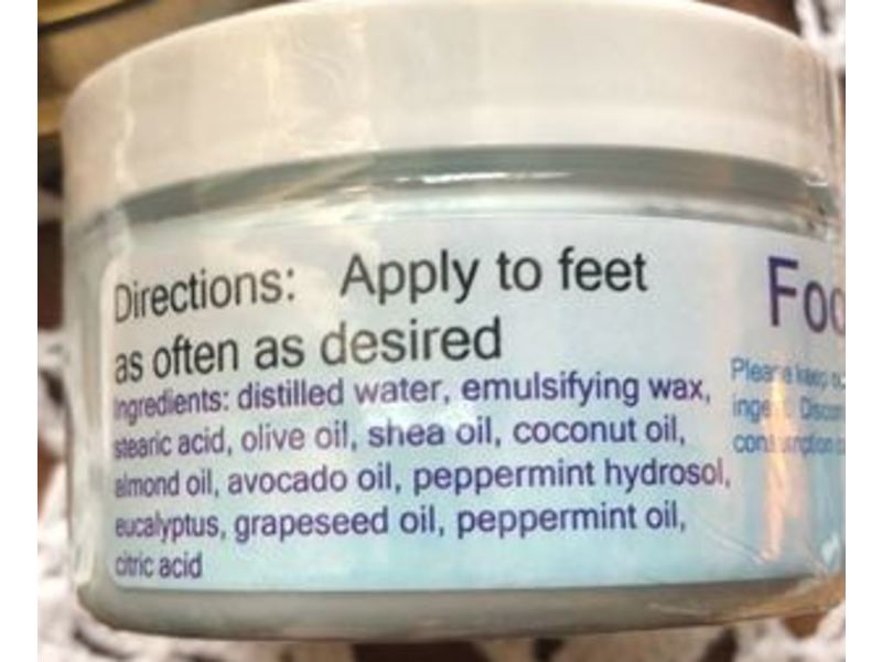 Diva Stuff Foot Cream, Peppermint Piggies, 4 oz