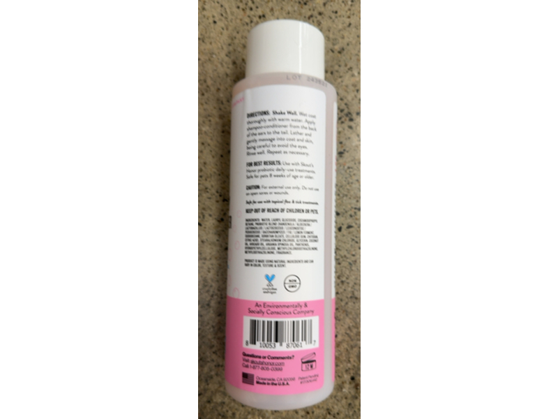 Skout's Honor Probiotic Puppy Shampoo + Conditioner, Happy Puppy, 16 fl oz/473 mL