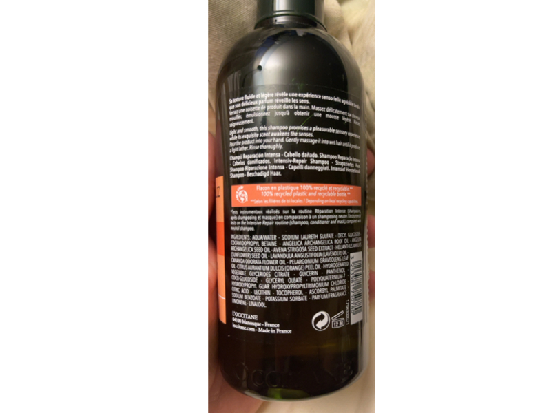 L'Occitane en Provence Intensive Repair Shampoo, 10.1 fl oz/300 mL