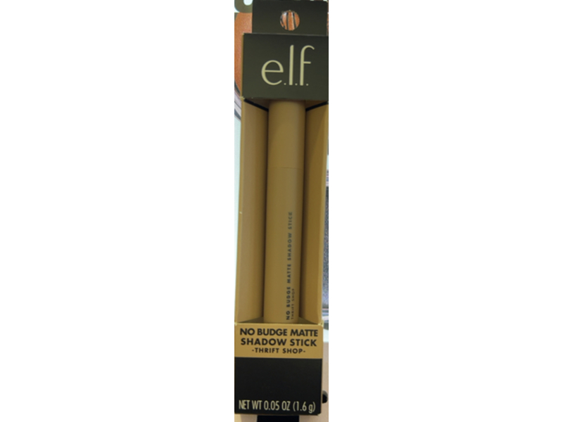 e.l.f. No Budge Matte Shadow Stick, Trift Shop, 0.05 oz/1.6 g
