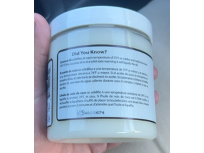 Okay Deep Moisturizing All Natural Coconut Oil, 17 fl oz/502 mL