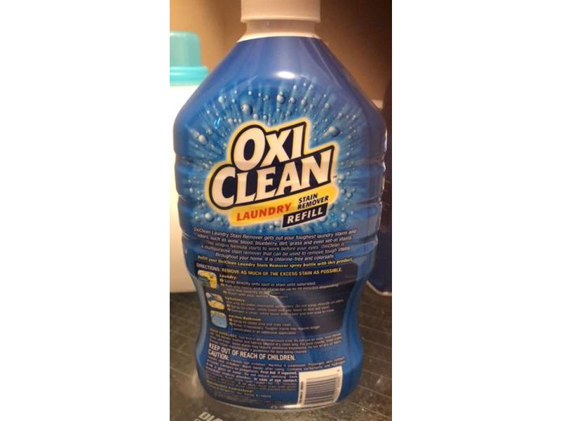 OxiClean Laundry Stain Remover Spray Refill, 56 fl oz/1.65 L