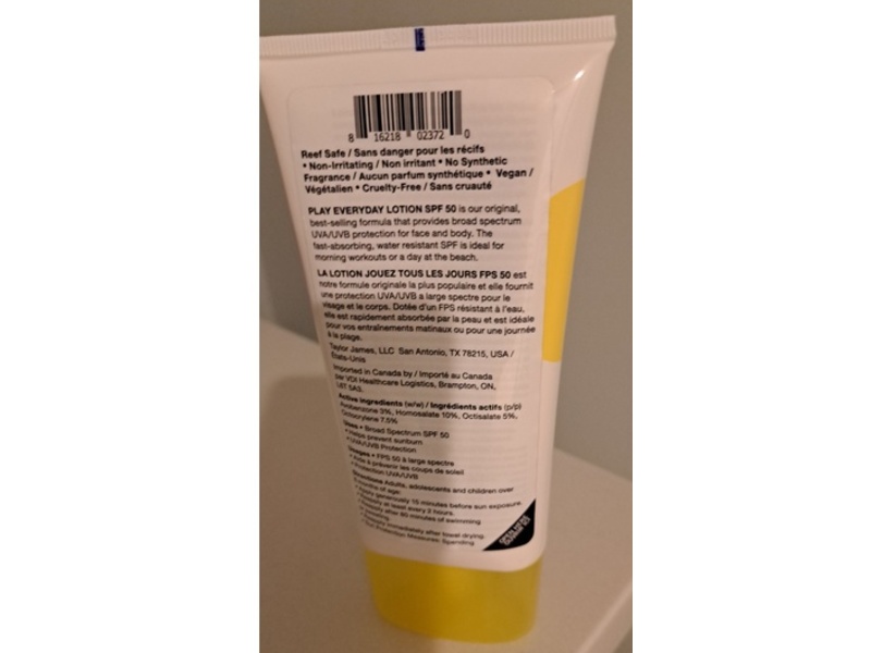 Supergoop Play Everyday Sunscreen Lotion, SPF 50, 5.5 fl oz/162 mL