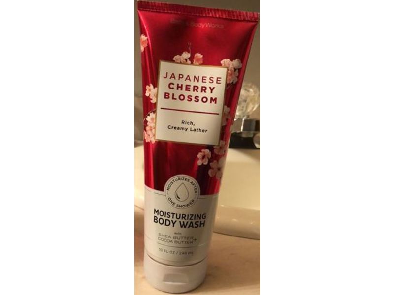 Bath & Body Works Moisturizing Body Wash, Japanese Cherry Blossom, 10 fl oz/296 mL